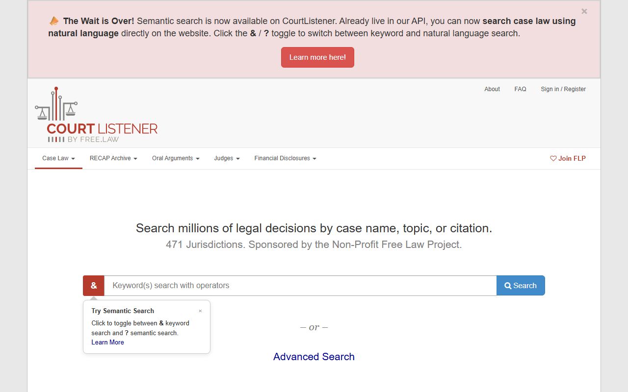 CourtListener federal docket research for Cleveland County cases